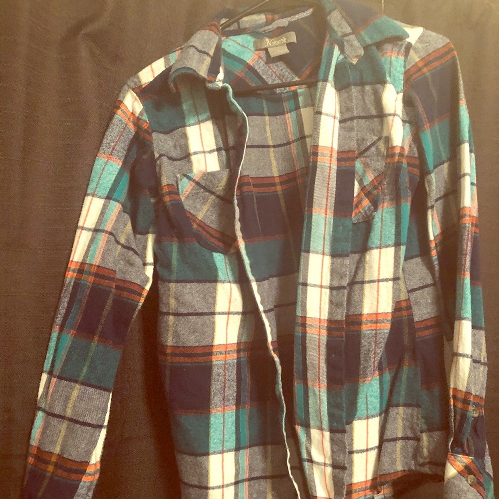 Natural Reflections plaid shirt